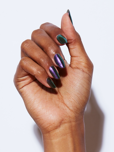 ALCHEMYPurple duo chrome with a green flip, Full coverage, Rich