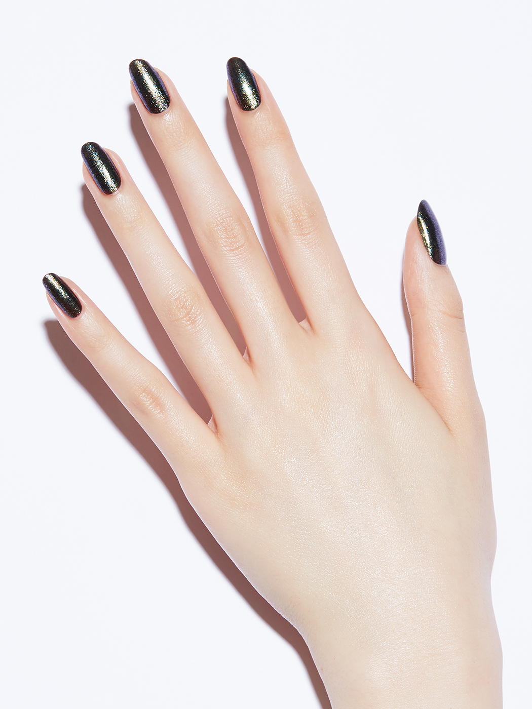 dark acrylic nails