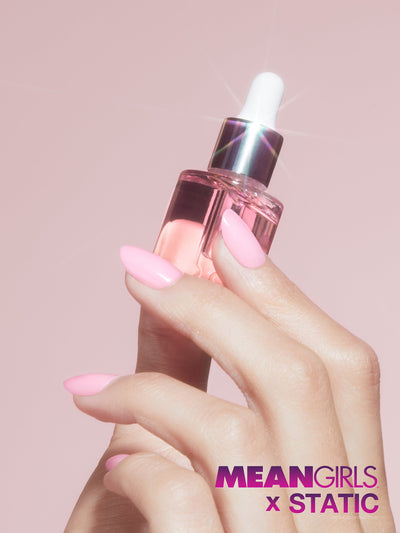 Pink colored cuticle oil