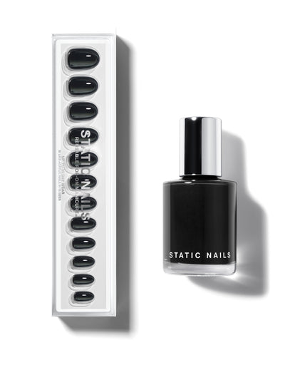 GLAZED ONYX MANI+PEDI SET