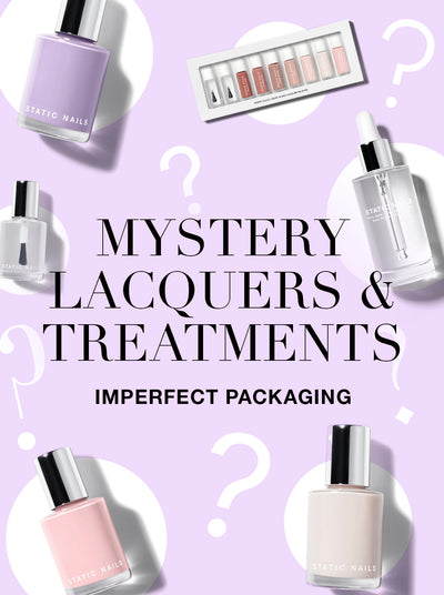 IMPERFECT PACKAGING: MYSTERY LIQUID GLASS LACQUERS & TREATMENTSmystery lacquer and treatment