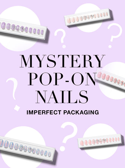 IMPERFECT PACKAGING: MYSTERY REUSABLE POP-ON MANICURE SET