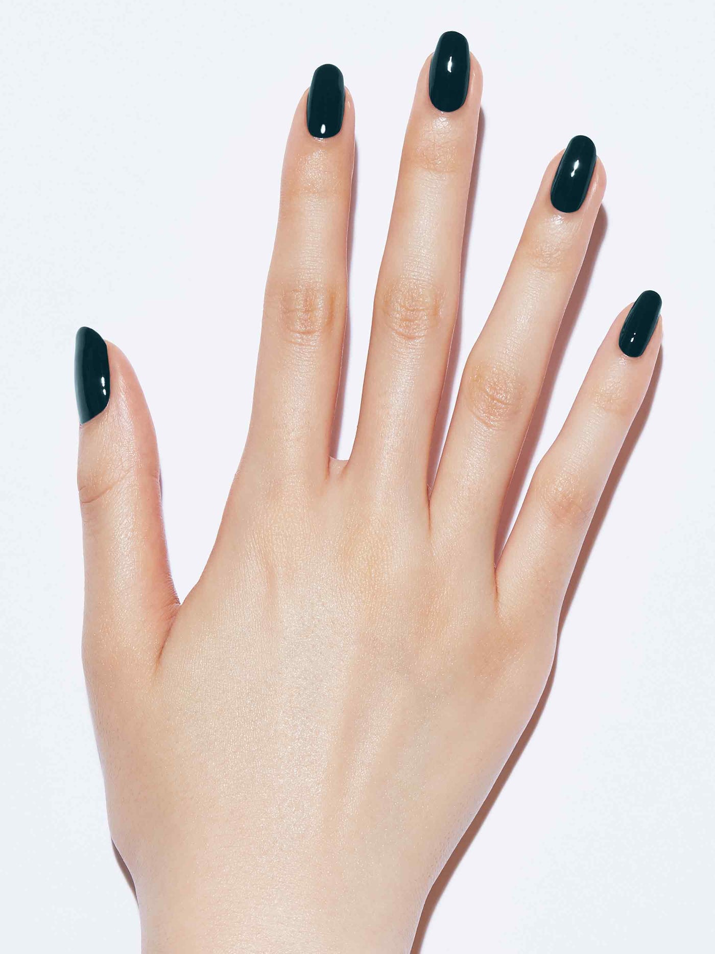 Rich emerald green, light