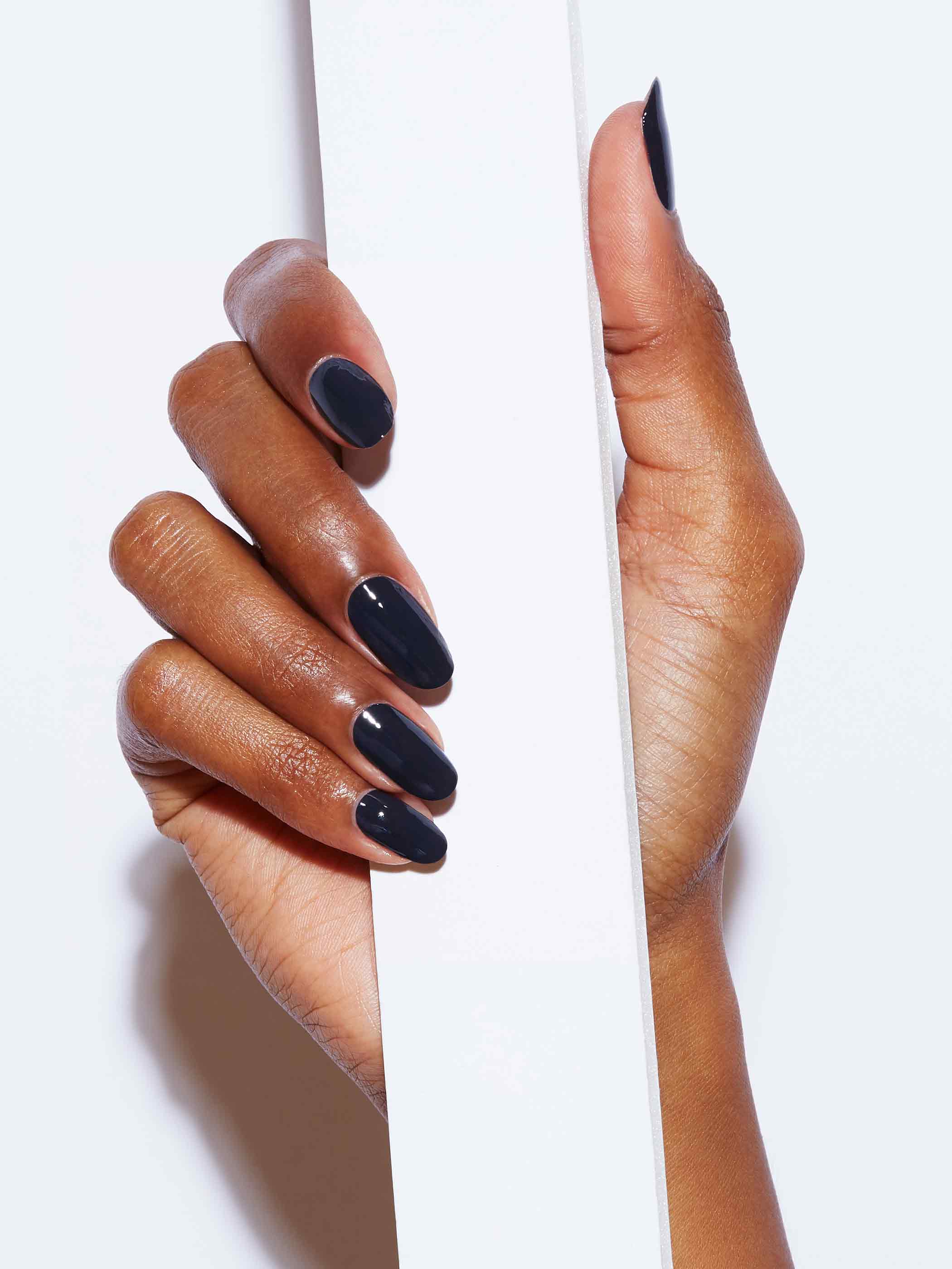 Charcoal grey with blue undertones, Full coverage, Deep