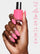 JUICY FLORA 5-IN-1 RAPID GROWTH NAIL TREATMENT neon pink treatment nail polish for longer stronger nails clinically proven quick dry nail polish