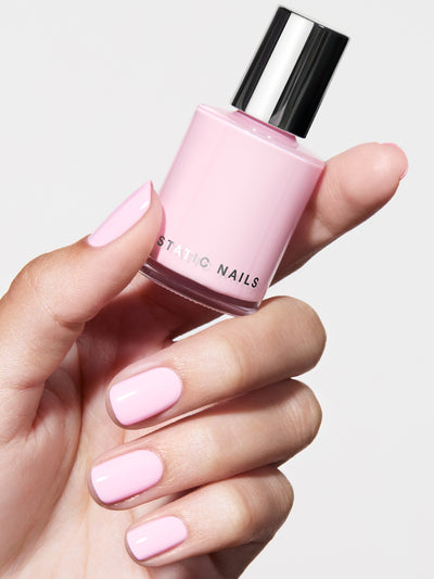 RIBBONS & BOWS 5-IN-1 RAPID GROWTH NAIL TREATMENTpastel baby pink nail polish