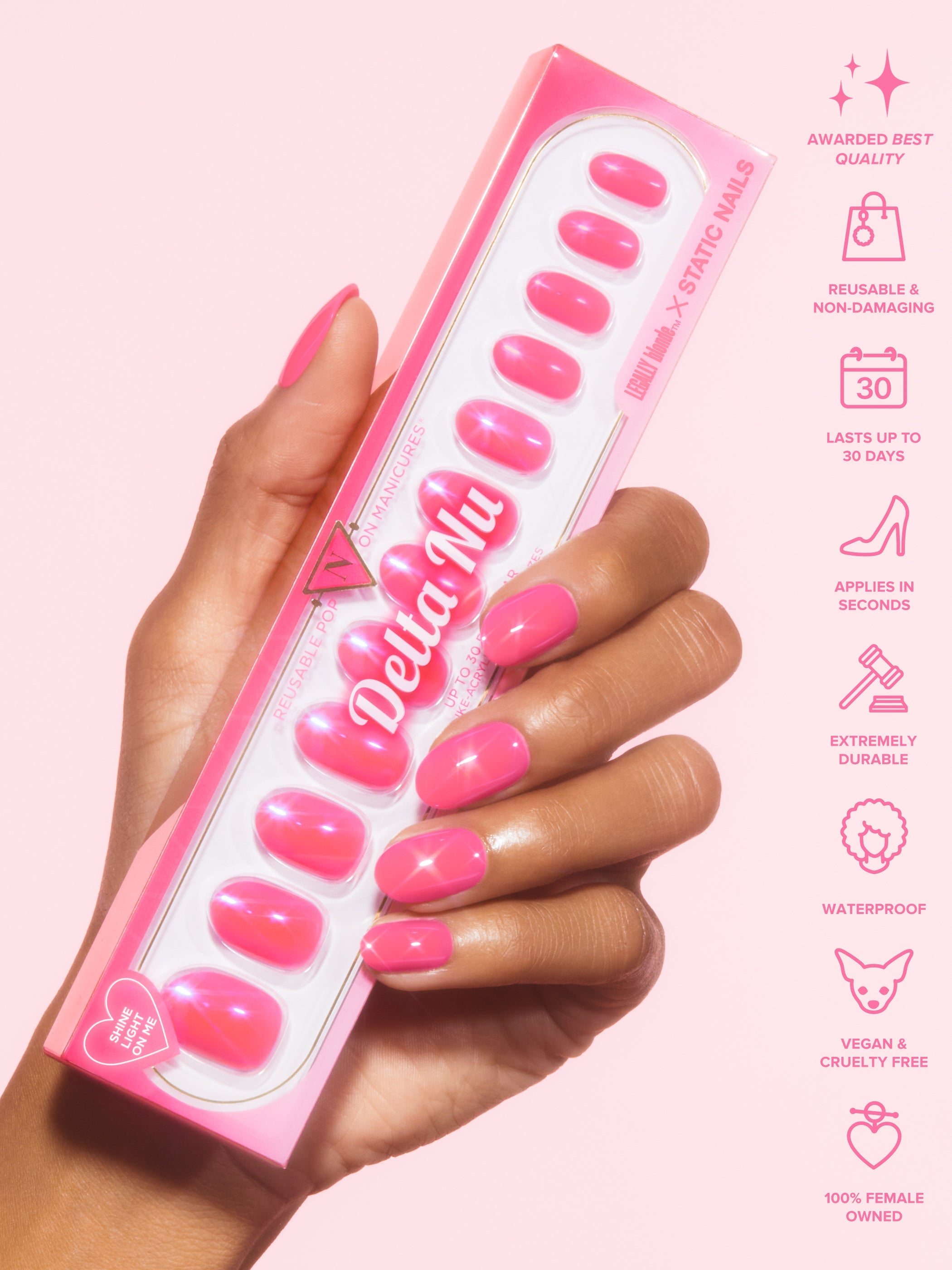 LEGALLY BLONDE X STATIC NAILS DELTA NU