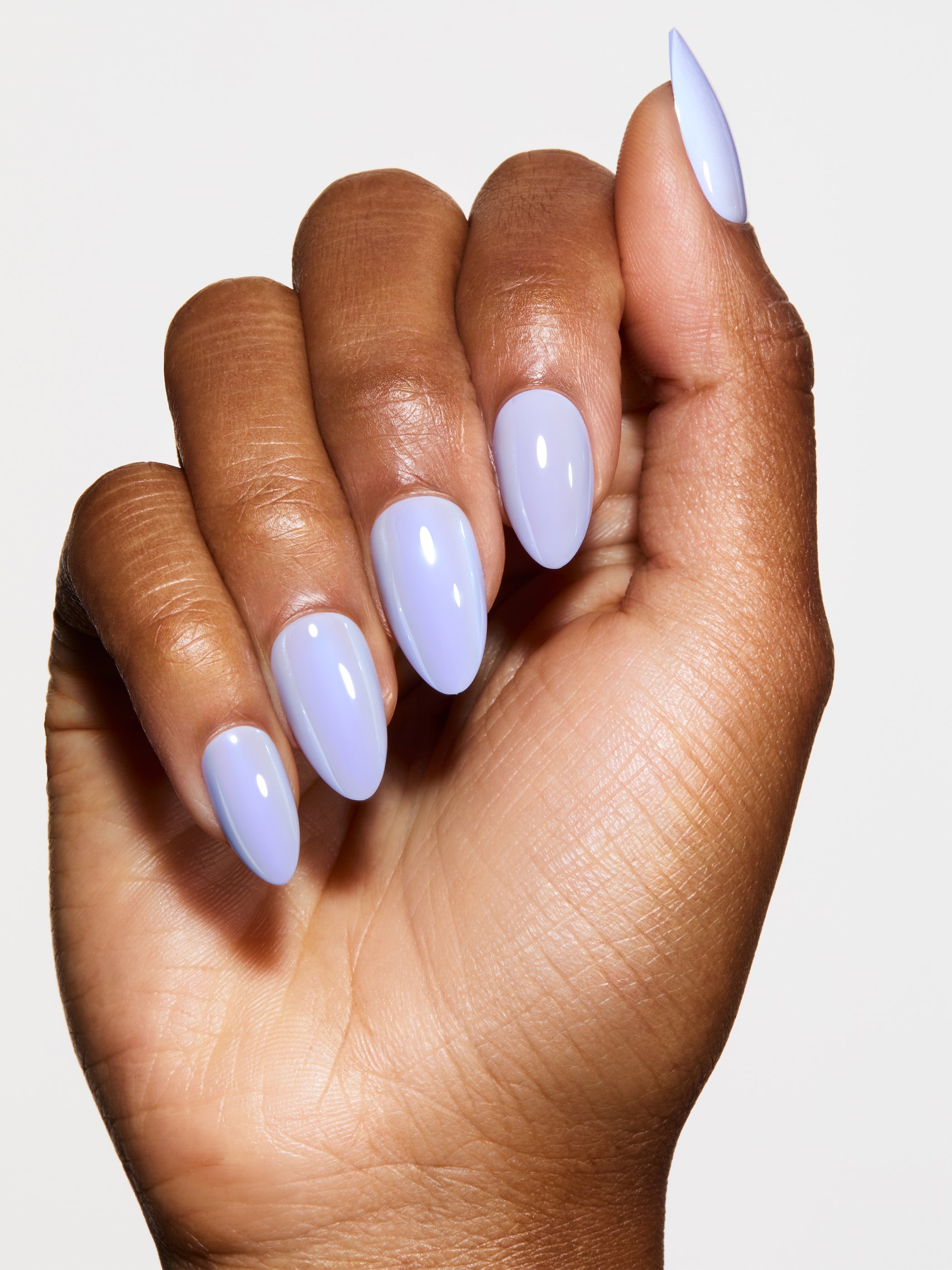 blueberry soft baby blue glazed nails