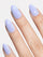 BLUEBERRY BONBON MANI+PEDI SETblue glazed press-on nails on hand