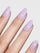 LAVENDER MILK MANI+PEDI SETlavender glazed press on nails