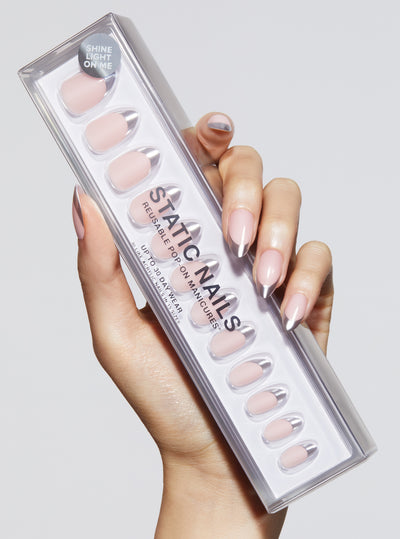 METALLIC FRENCH SHORT ALMOND