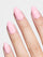 RIBBONS & BOWS MANI+PEDI SETClose-up of a hand with pink nail polish on a light gray background