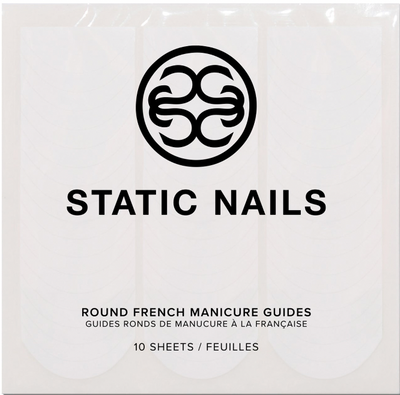 GUÍAS DE PEGATINAS PARA UÑAS CON LACA DE VIDRIO LÍQUIDO, REDONDAS-Lash