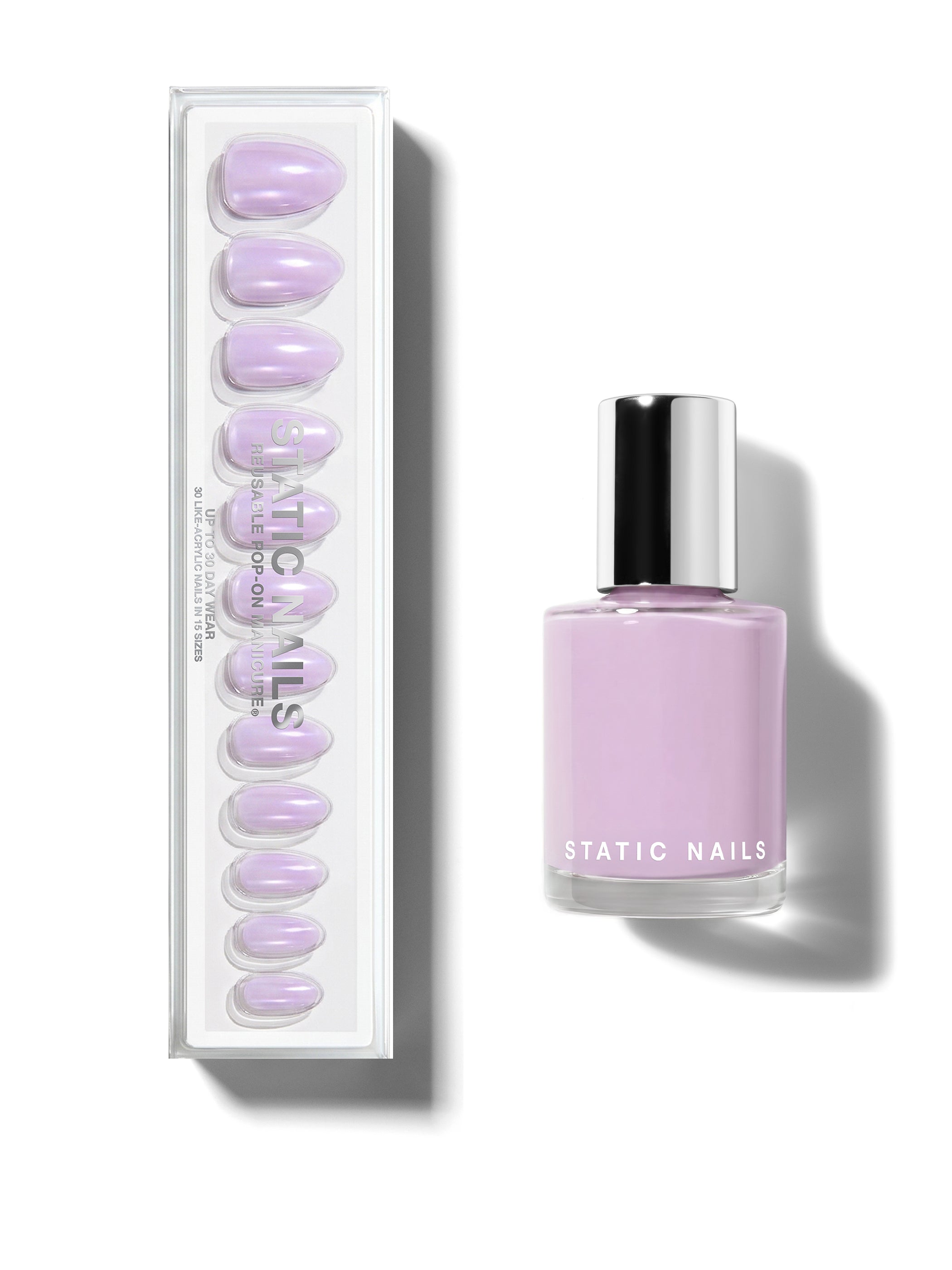 purple lavender nails and polish