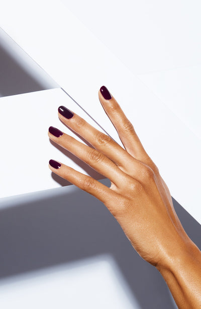 SORTA GOTH MANI+PEDI SETBlackened plum, rich