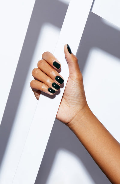 Deep emerald green, dark