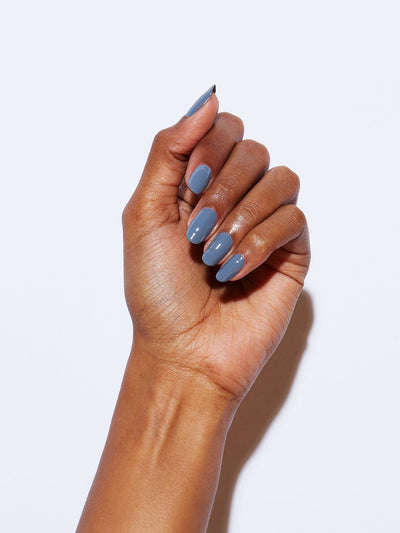 Cool toned blue, Full coverage, Rich