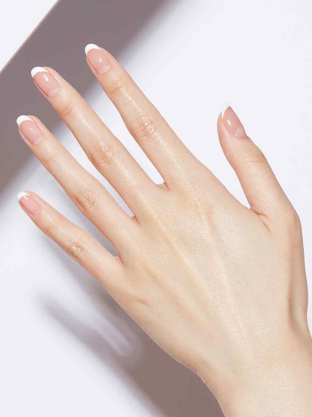 Gives your nails a healthy glow, Sheer, Light French