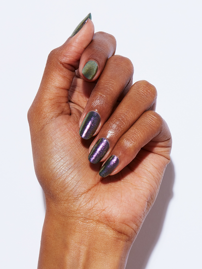 LITHOMANIEPurple duochrome with blue, green and gold flip, Full coverage, Rich