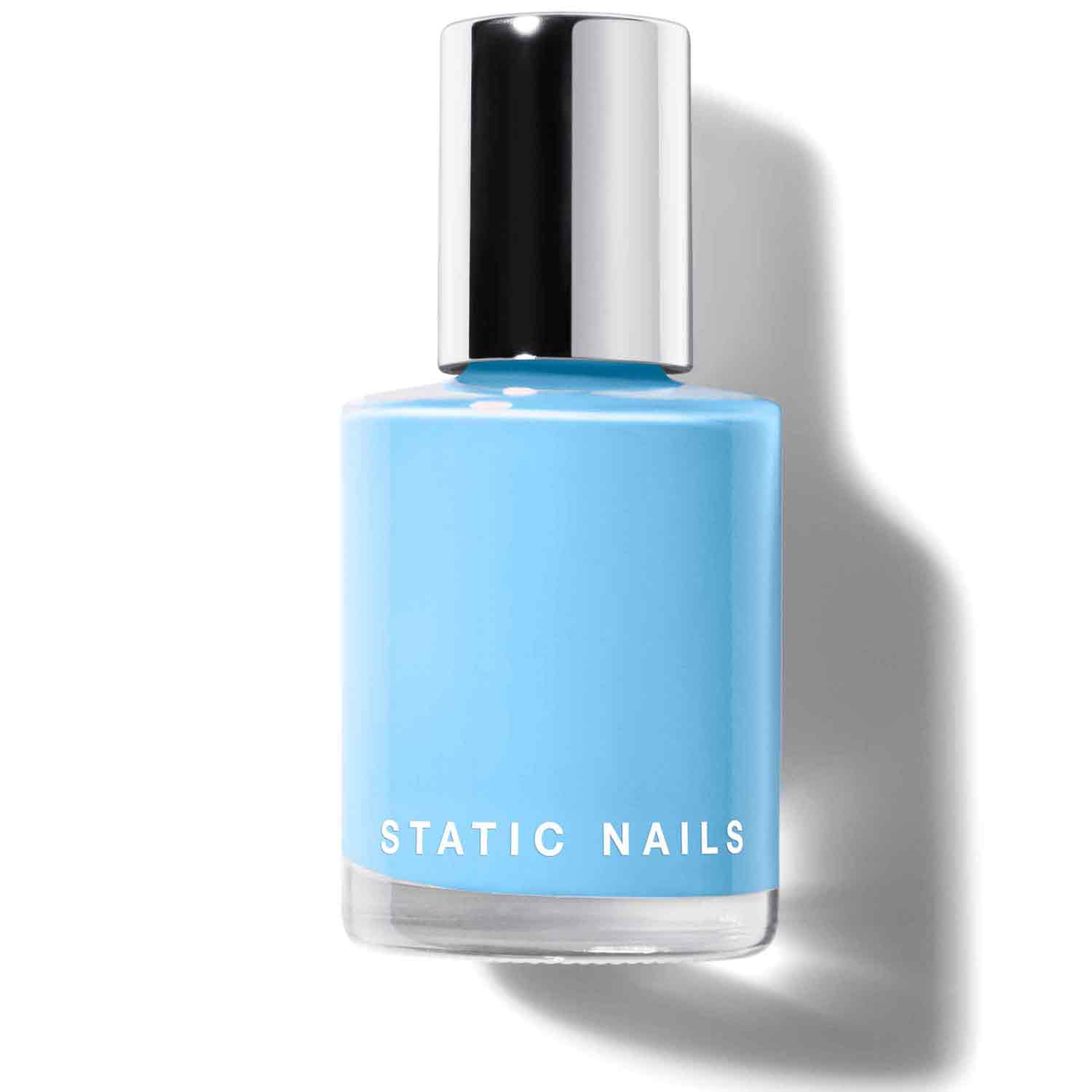 Lash_RightColumn, Neon pastel blue full-coverage nail polish