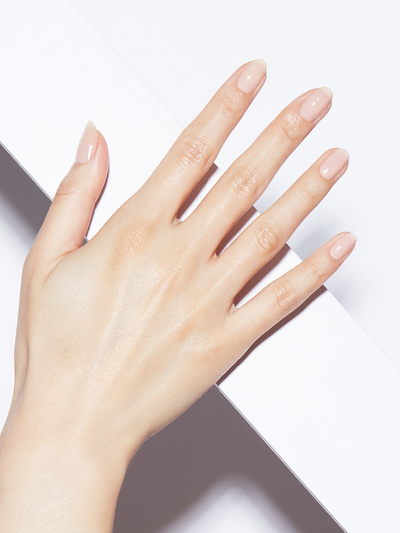 Delicate peach nude, Sheer, Light