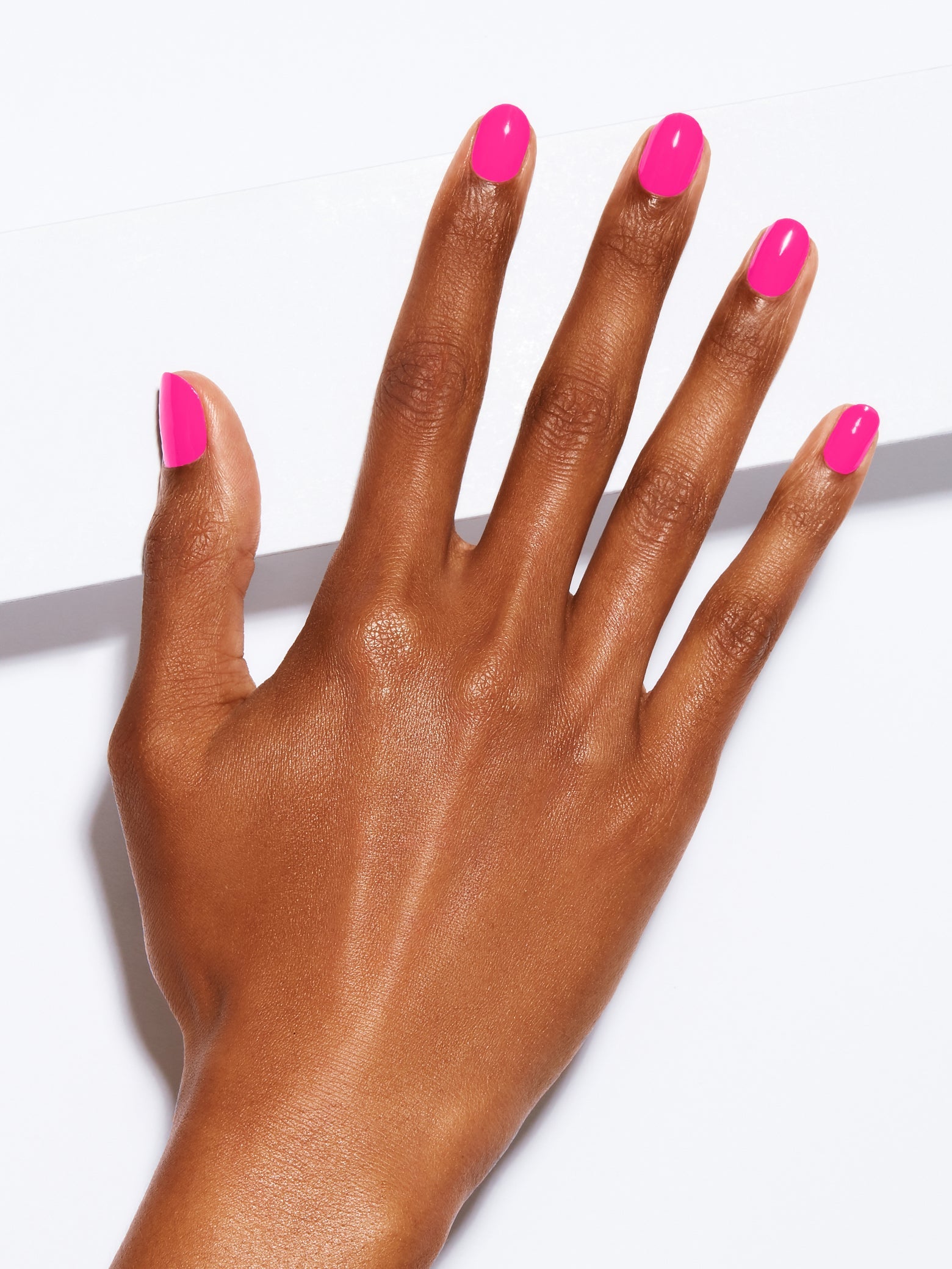 Full bodied neon pink, Full coverage, Rich
