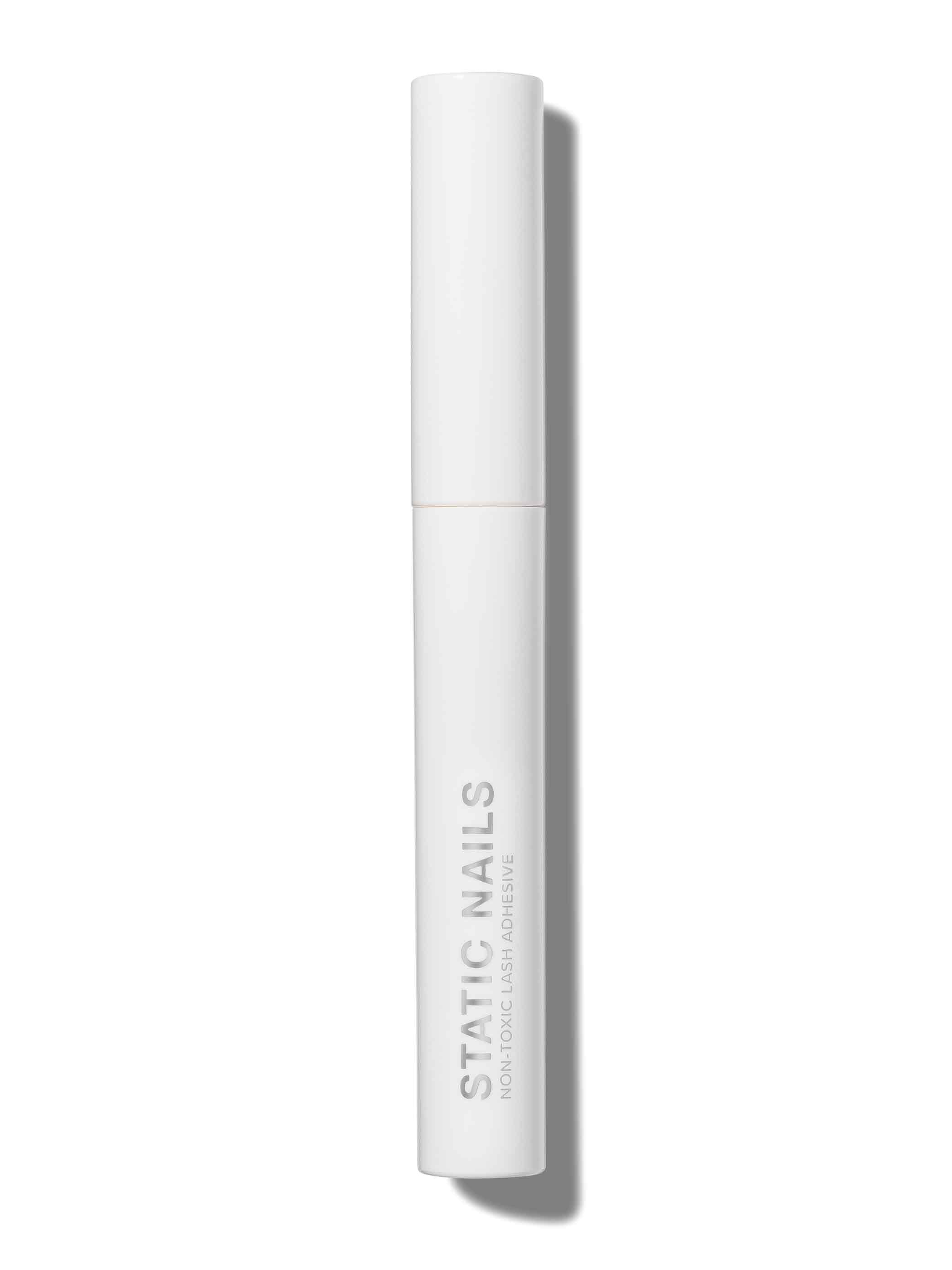 White liner bottle with wand and thin brush hairs, 