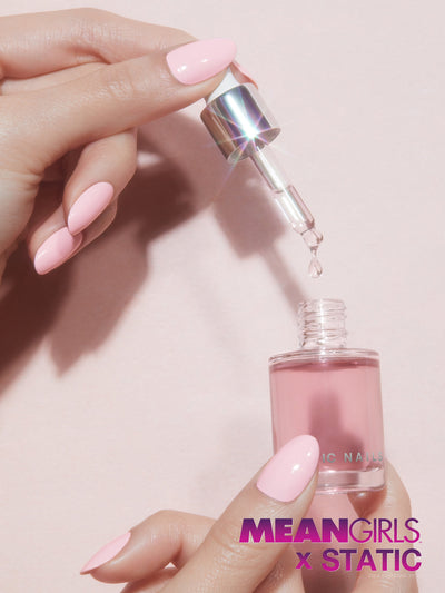 MEAN GIRLS X STATIC RAPID REPAIR NAIL & CUTICLE OILPink colored cuticle oil