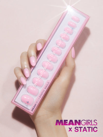 Baby pink nails