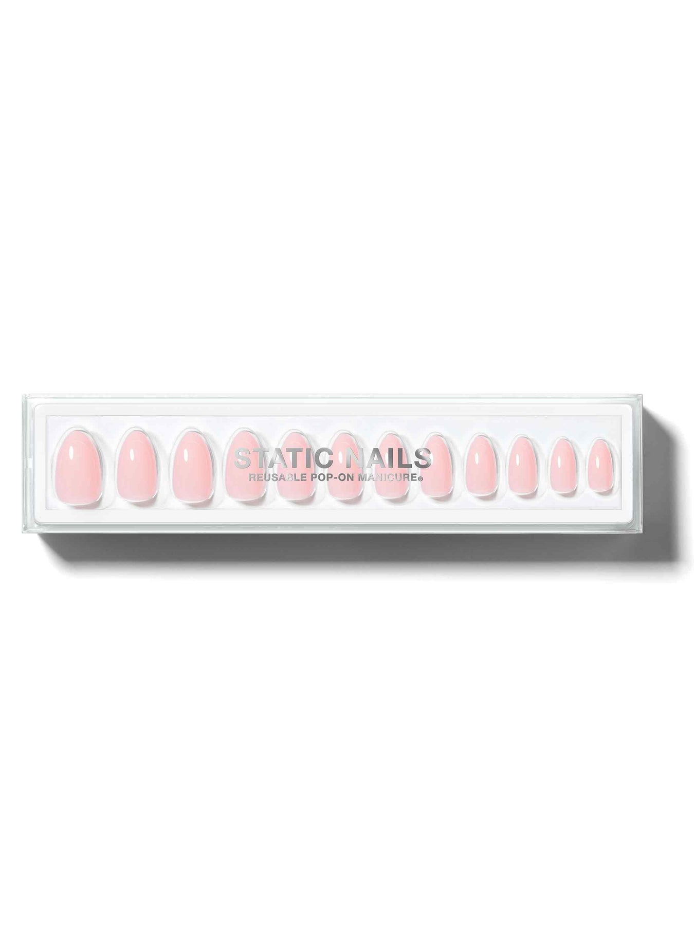 Multi Award-Winning Reusable Pop-On Manicures® in Delicate Pink Short ...