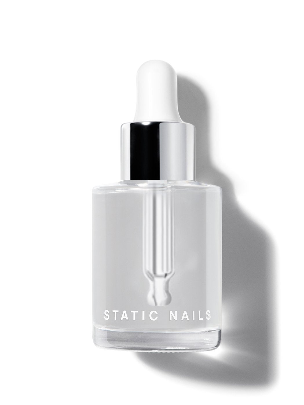 Clear bottle of quick drying nail polish drops
